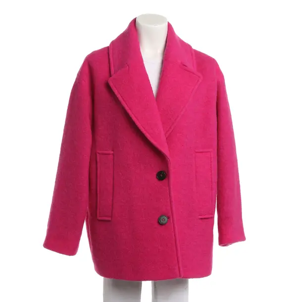 Mid-Season Coat, in Pink, Wool, Fuchs Schmitt