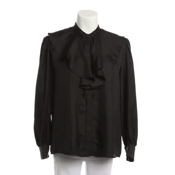 Bluse, in Schwarz, Seide, Sandro