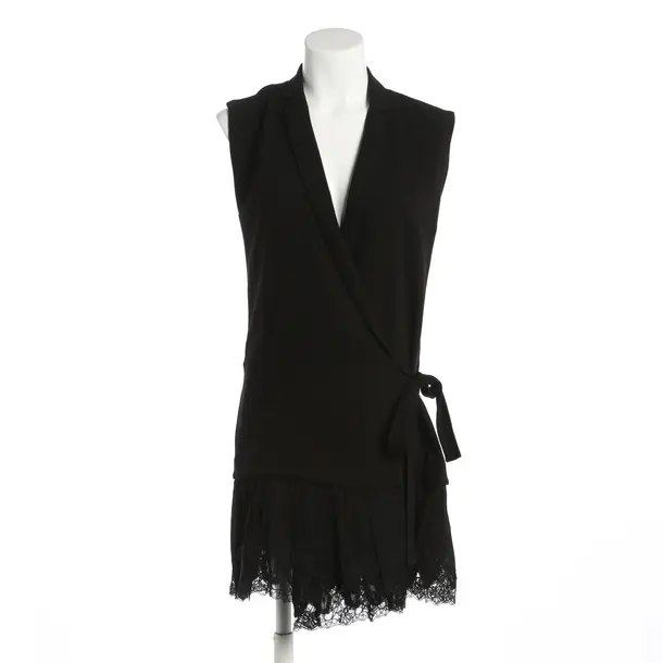 Kleid, in Schwarz, Acetat, Sandro