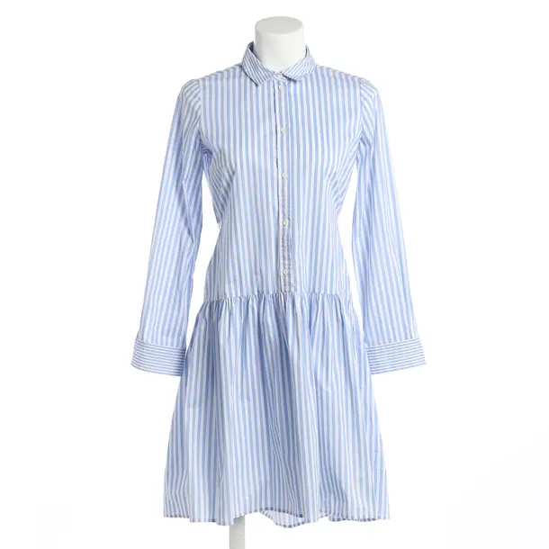 Kleid, in Blau, Baumwolle, Herzensangelegenheit