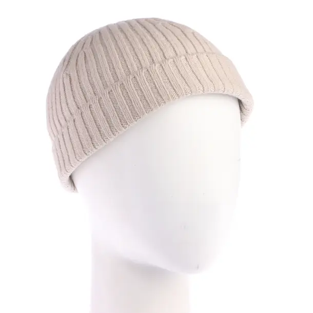 Beanie, in Beige, Cotton, Prada Linea Rossa