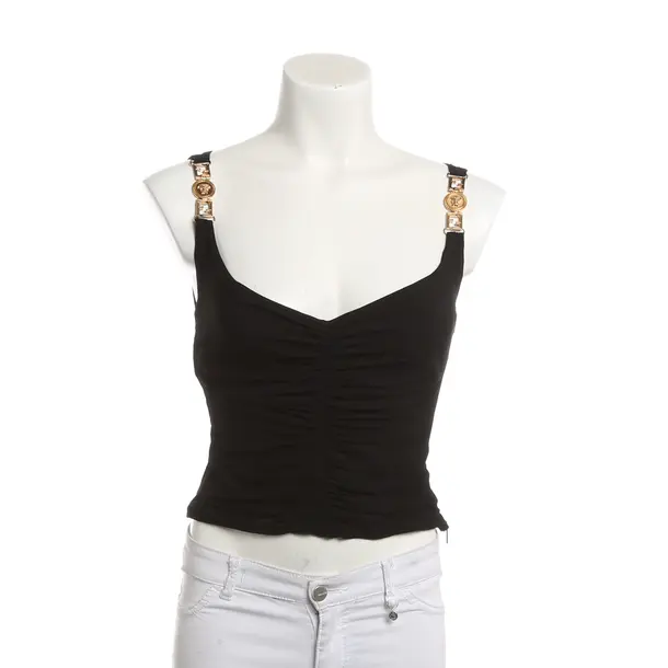 Top, in Black, Viscose, Versace