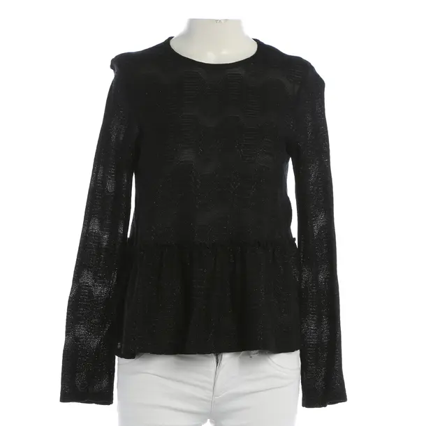 Longsleeve, in Schwarz, Baumwolle, Missoni M