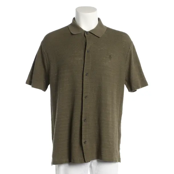 Shirt, in Dark Green, Cotton, Polo Ralph Lauren