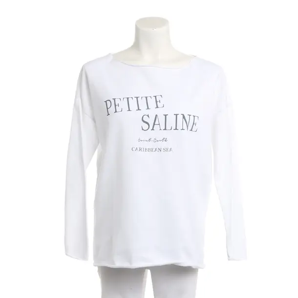 Felpa, in Bianco, Cotone, Juvia