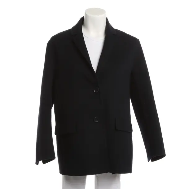 Übergangsmantel, in Schwarz, Wolle, Max Mara