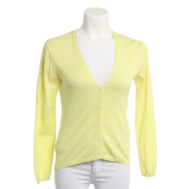 Strickjacke, in Pastellgelb, Baumwolle, Malo