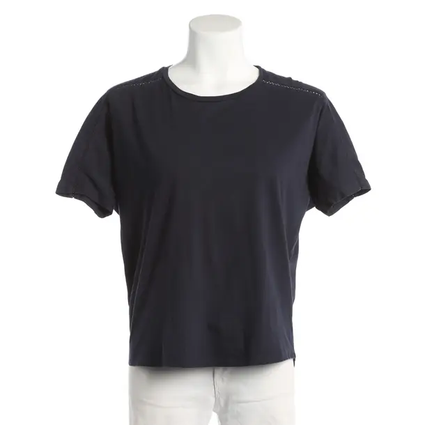 Shirt, in Blue, Cotton, Closed