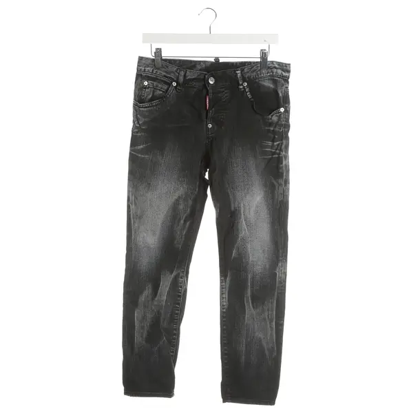Slim Fit Jeans, in Black, Cotton, Dsquared