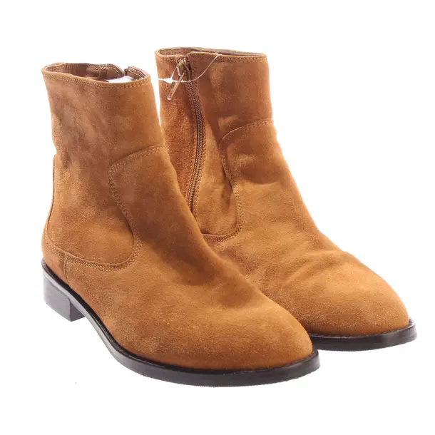 Ankle Boots, in Light Brown, Lottuse