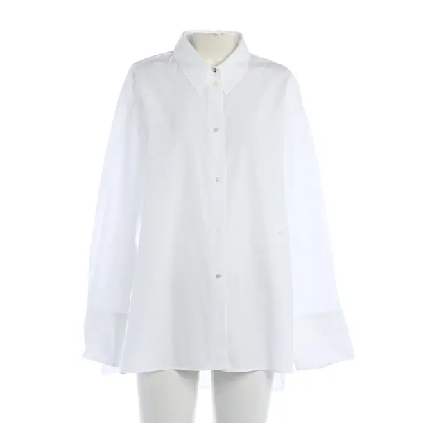 Blouse, in White, Cotton, Marc Cain