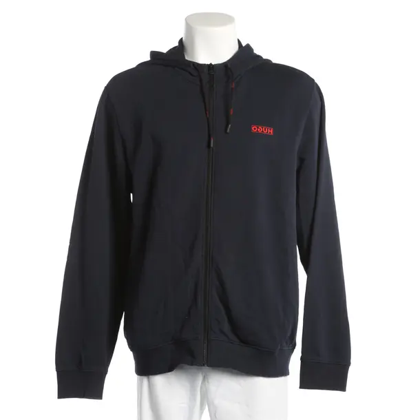 Hoodie, in Navy, Cotton, Hugo Boss Red Label