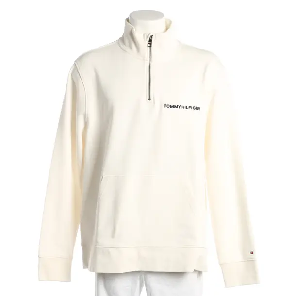 Sweatshirt, in Cream, Baumwolle, Tommy Hilfiger