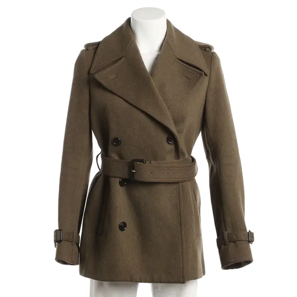 Mid-Season Jacket, in Olive Green, Wool, Joseph