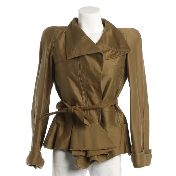 Summer Jacket, in Olive Green, Cotton, Isabel Marant