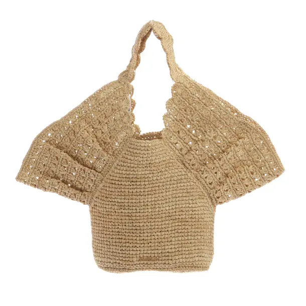 Handbag, in Beige, Straw, Zimmermann