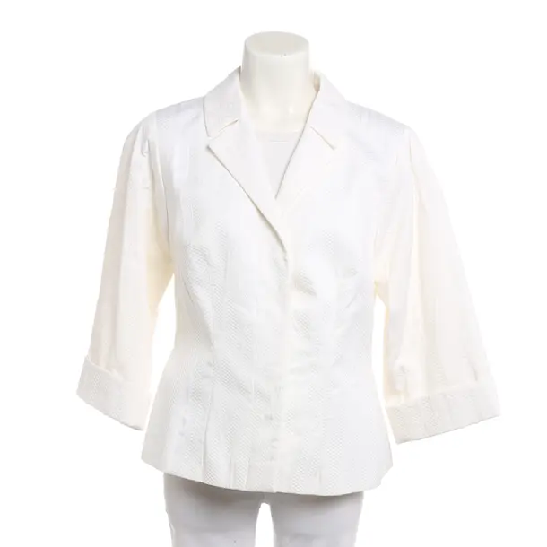 Blazer, in Cream, Baumwolle, Escada