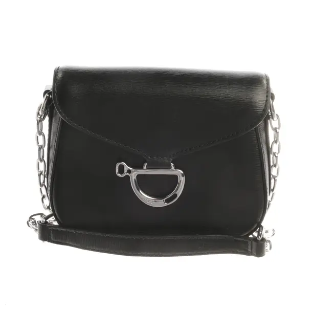 Schultertasche, in Schwarz, Leder, Lauren Ralph Lauren