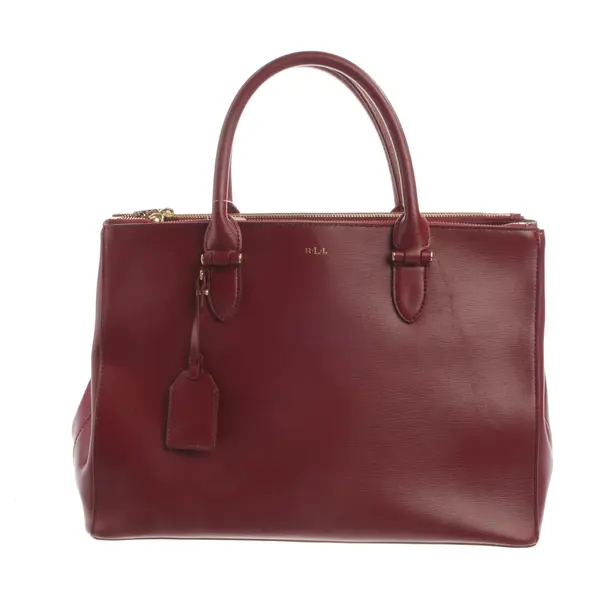 Handtasche, in Bordeaux, Leder, Lauren Ralph Lauren