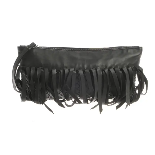 Pochette, in Nero, Pelle, Bottega Veneta