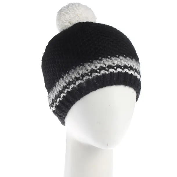 Beanie, in Black, Wool, Bogner Fire and Ice