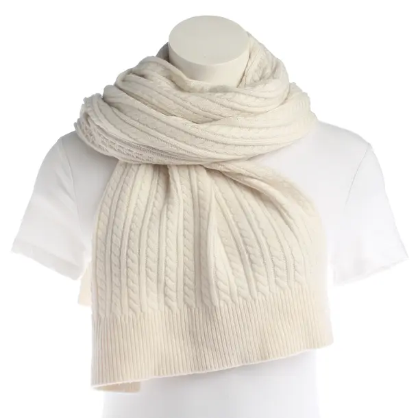 Scarf, in White, Cotton, Lacoste