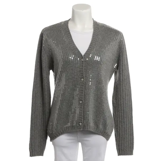 Cardigan, in Gray, Cashmere, Allude