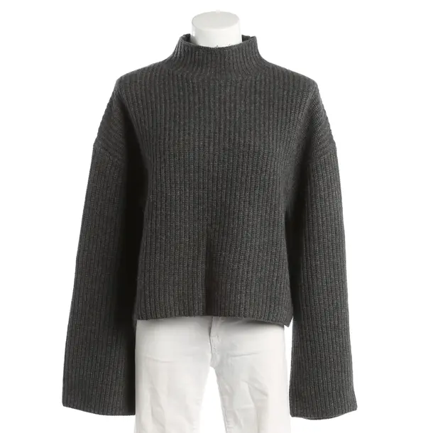 Kaschmirpullover, in Grau, Kaschmir, Loulou Studio