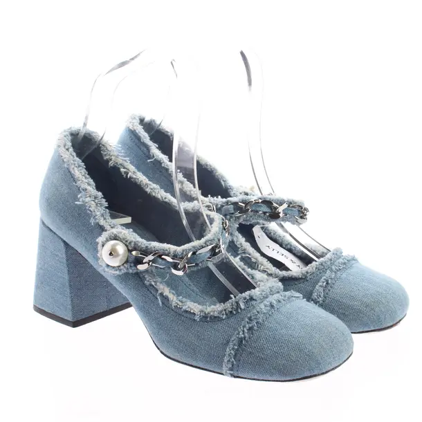 Décolleté, in Azzurro, Miu Miu