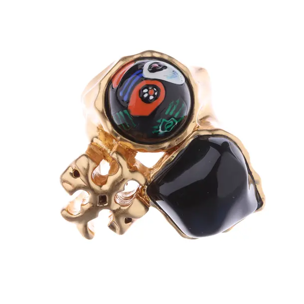 Ring, in Mehrfarbig, Metall (metallisch, metallisiert), Tory Burch