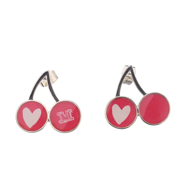 Orecchini, in Rosa, Metallo (metallico, metallizzato), Max Mara