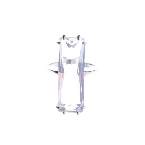 Ring, in Silber, Metall (metallisch, metallisiert), Swarovski