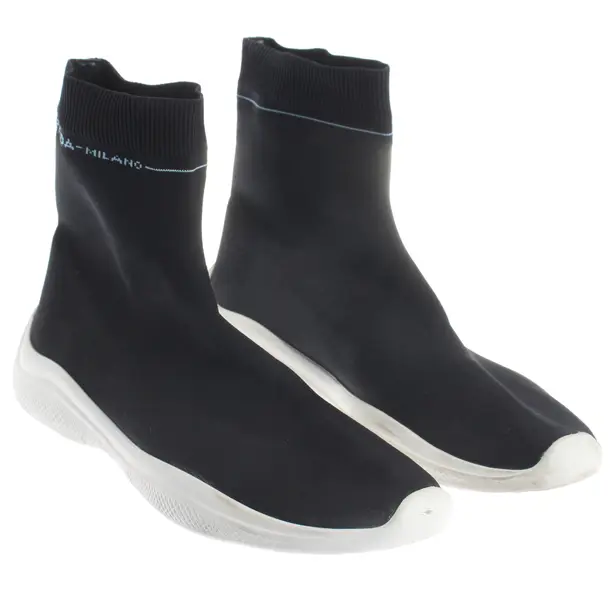 High-Top Sneaker, in Schwarz, Prada Linea Rossa