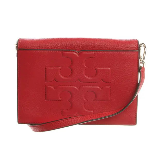 Schultertasche, in Rot, Leder, Tory Burch