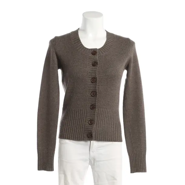 Strickjacke, in Braun, Wolle, Repeat