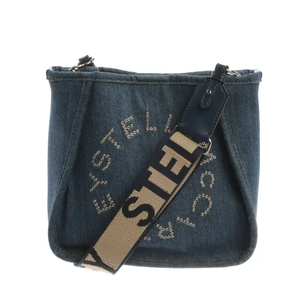 Shoulder Bag, in Light Blue, Cotton, Stella McCartney