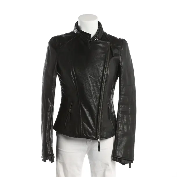 Lederjacke, in Schwarz, Leder, Marc Cain