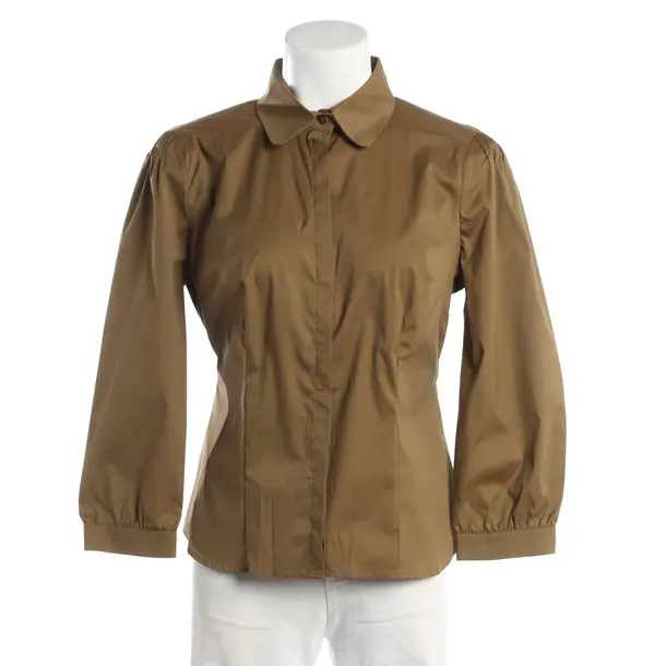 Bluse, in Braun, Baumwolle, Max Mara