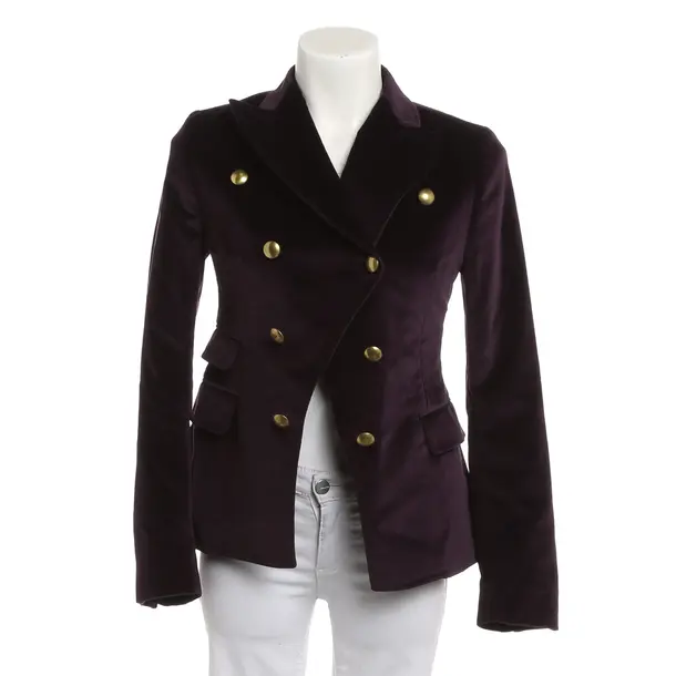 Blazer, in Viola, Cotone, Tagliatore