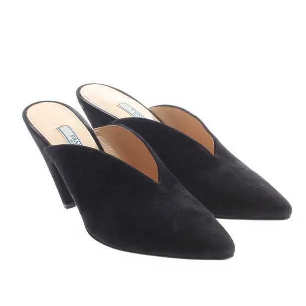 Muli alti, in Nero, Prada