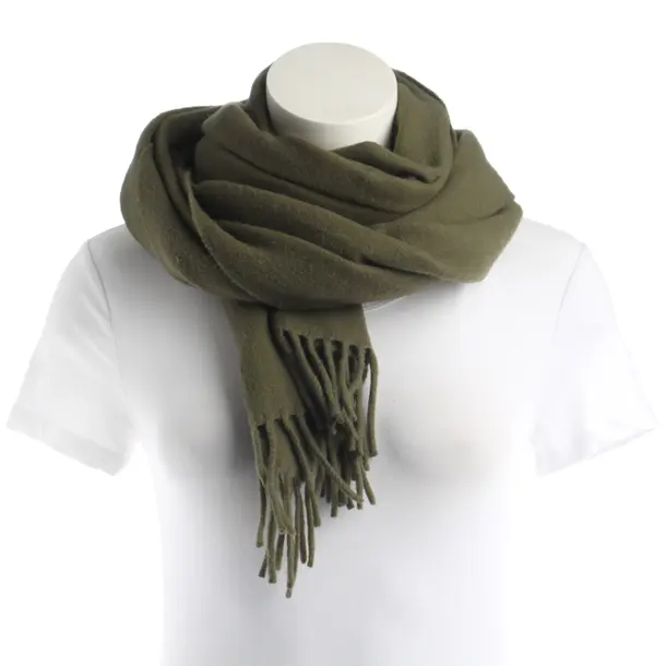 Sciarpa, in Verde, Lana, Studi Acne