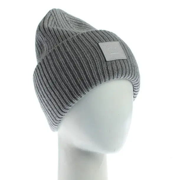 Beanie, in Gray, Wool, Acne Studios