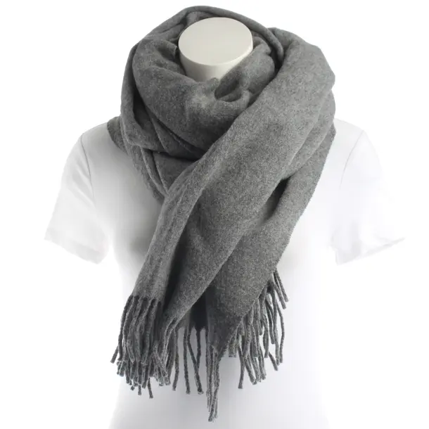 Scarf, in Gray, Wool, Acne Studios