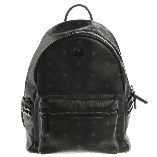 Backpack, in Black, Leather, MCM