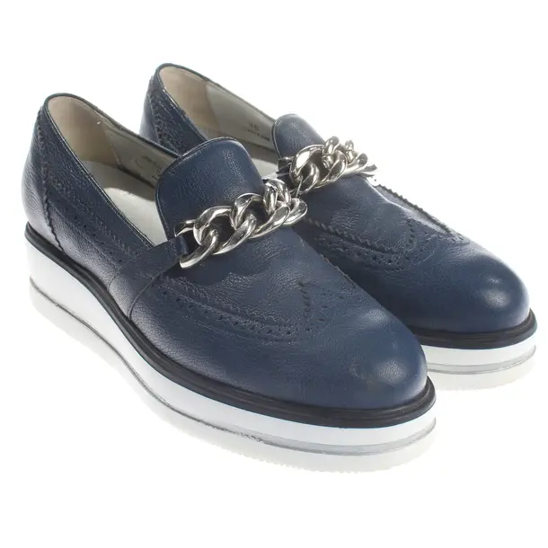 Loafers, in Navy, Hogan
