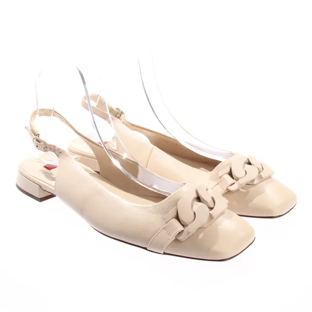 Slingbacks, in Beige, Högl