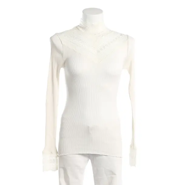 Longsleeve, in Beige, Seide, Rosemunde