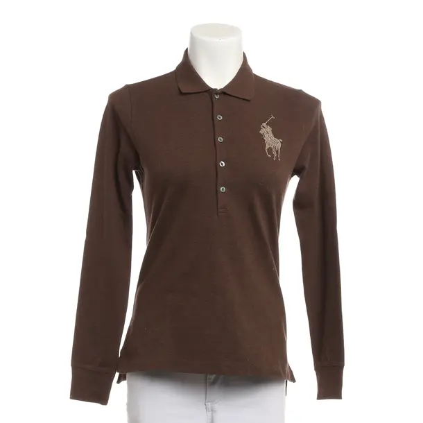 Long Sleeve Shirt, in Brown, Cotton, Polo Ralph Lauren