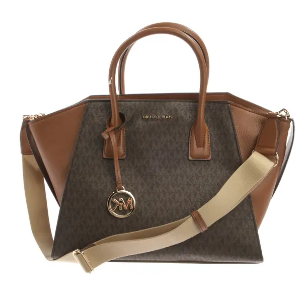 Handbag, in Dark Brown, Leather, Michael Kors