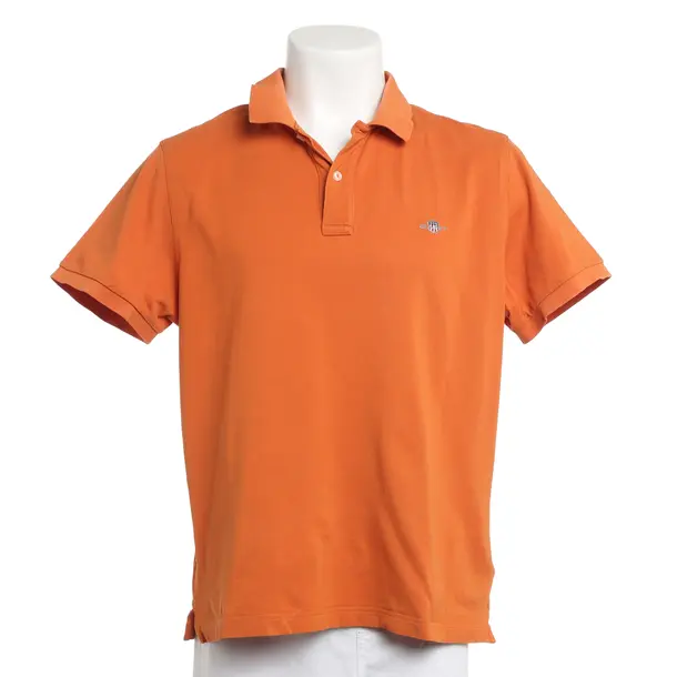 Poloshirt, in Orange, Baumwolle, Gant
